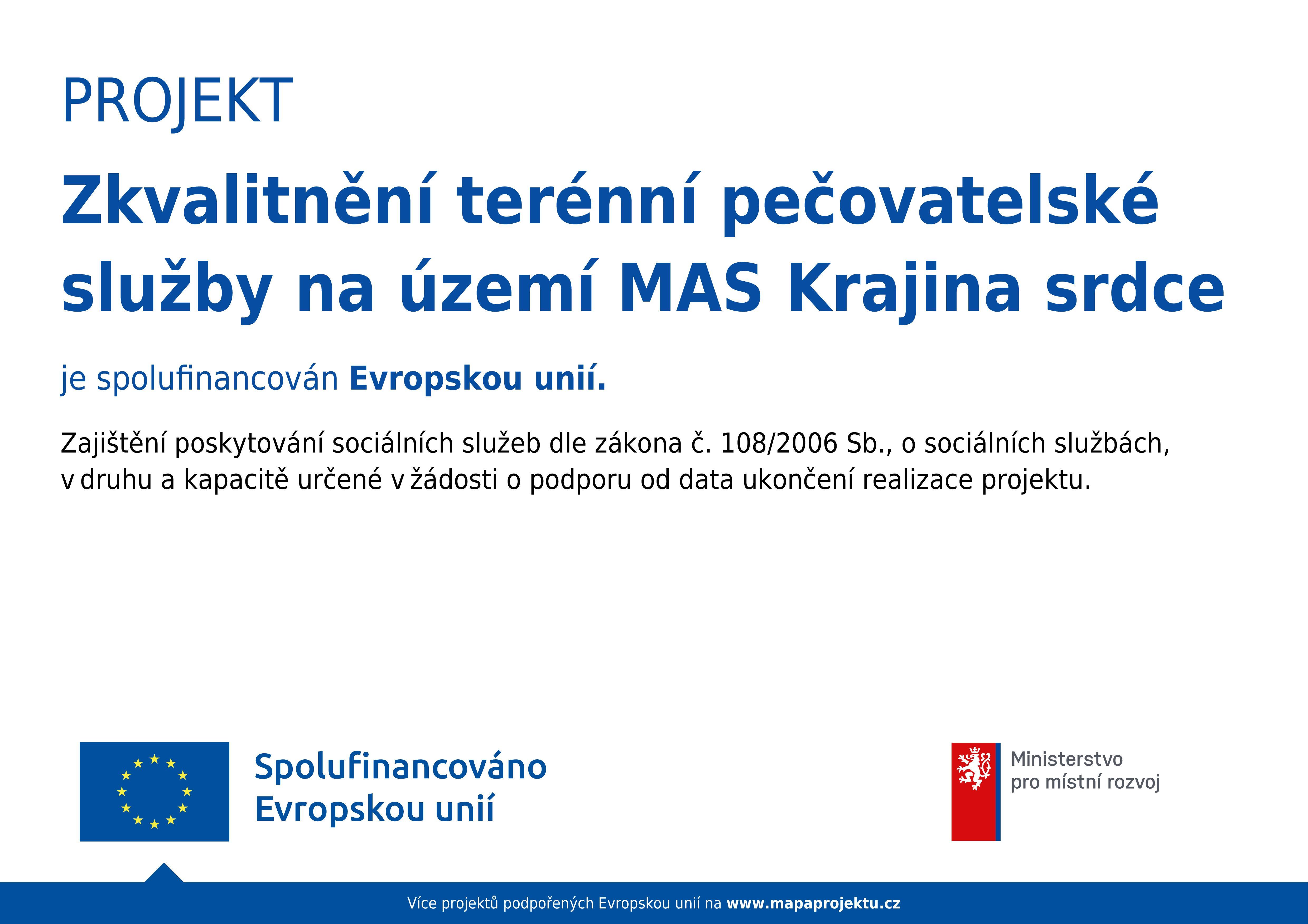 Zkvalitnění terénní pečovatelské služby na území MAS